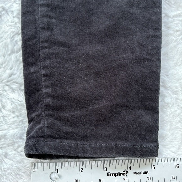 J. Crew Mercantile Pants charcoal gray velveteen size 31 - Picture 6 of 11